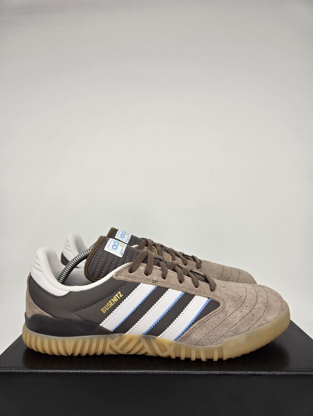adidas Men's Busenitz Indoor JP8597 Super Earth Strata White Shoes Size 10 - Picture 3 of 8